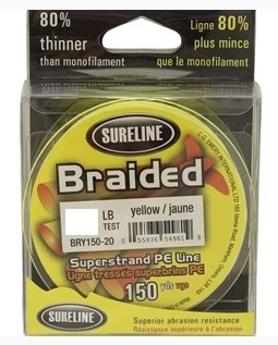 Braided Superstrand PE 10 pound line
