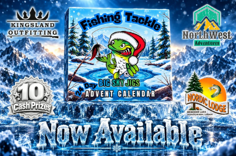 THE BIG SKY JIGS 24-DAY ADVENT CALENDAR Two pack with free Canada shipping