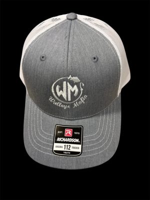 Walleye Mafia Youth hat Grey White
