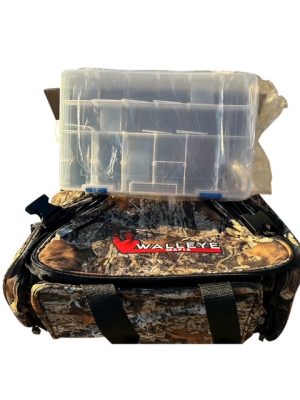 Walleye Mafia Custom Tackle Bag – Includes 2 Storage Containers