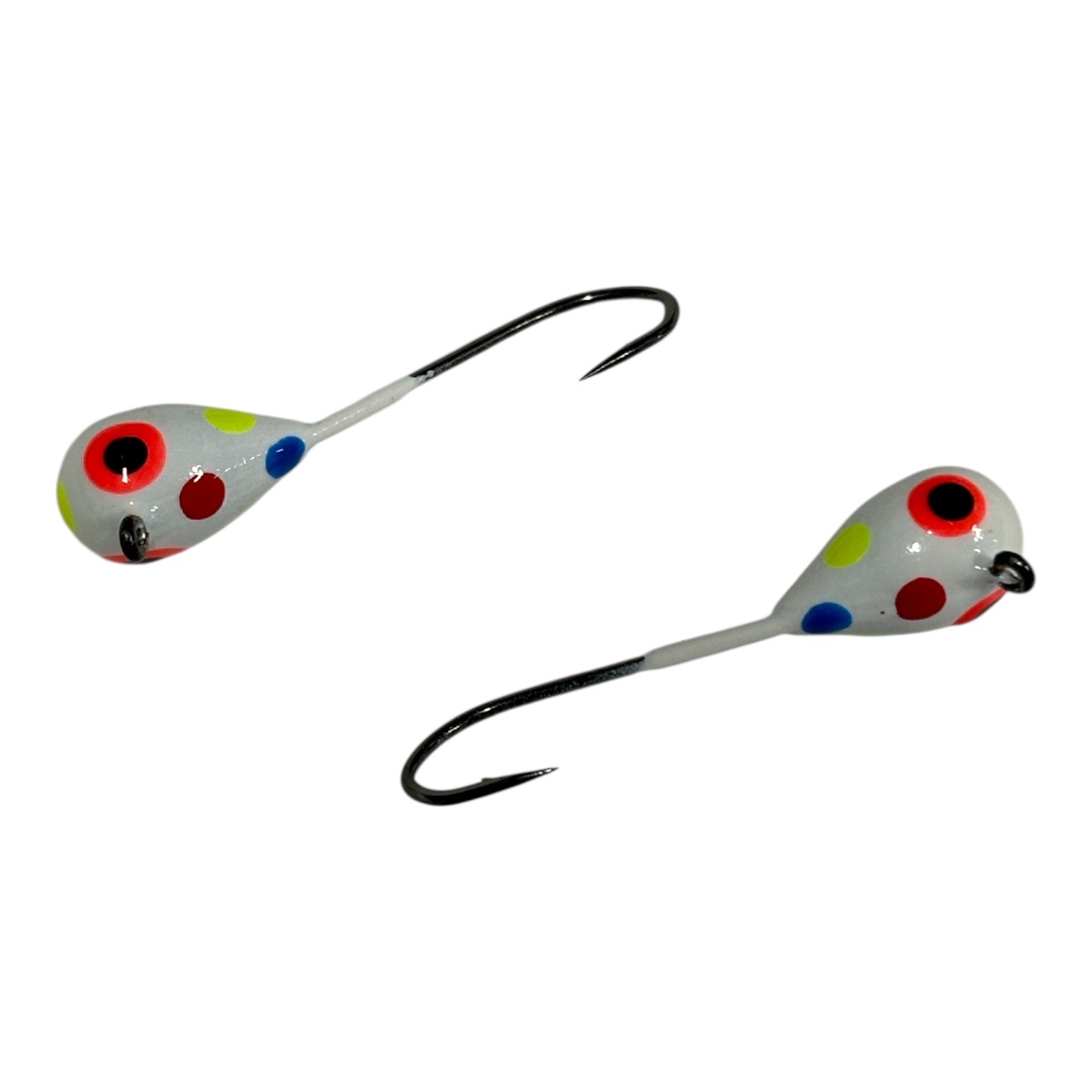 9mm Wonderbread Glow Tungsten XL hook-2 Jigs Per Pack - Image 5