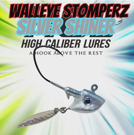 Silver Shiner Walleye Stomper Standup Jig – 2 Pack