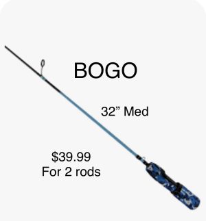 Streamside Predator Wild Ice Rods 32″ Med