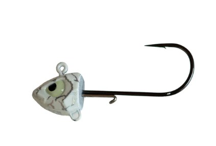 Element Dead Meat Jighead White Glow Non-Underspin 2 Pack